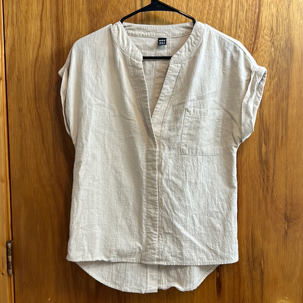 SHEIN Tan Blouse